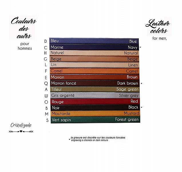 Tofarget armb&aring;nd i skinn og metall for personlig tilpasning