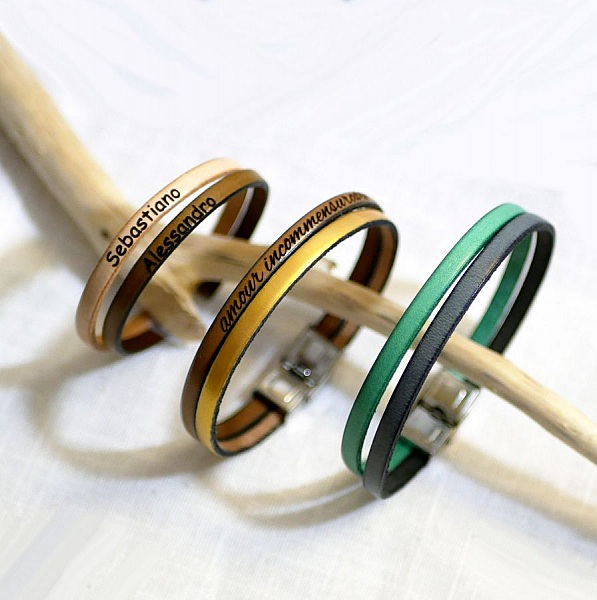 Tilpassbar l&aelig;rrem i to farger for menn og kvinner