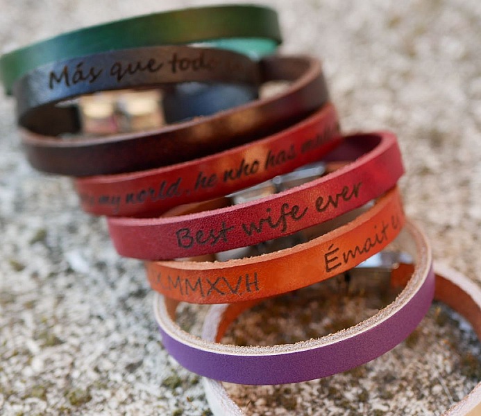 Blandet l&aelig;rarmb&aring;nd 9mm justerbar l&aring;s