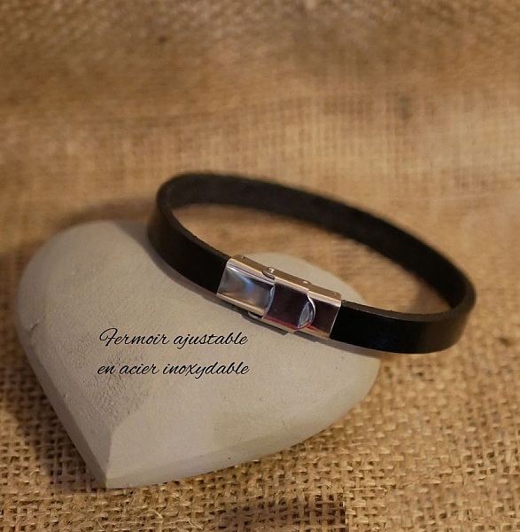 Blandet l&aelig;rarmb&aring;nd 9mm justerbar l&aring;s