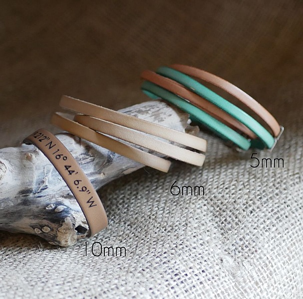 L&aelig;rarmb&aring;nd for kvinner, 3 omdreininger, middels bredde