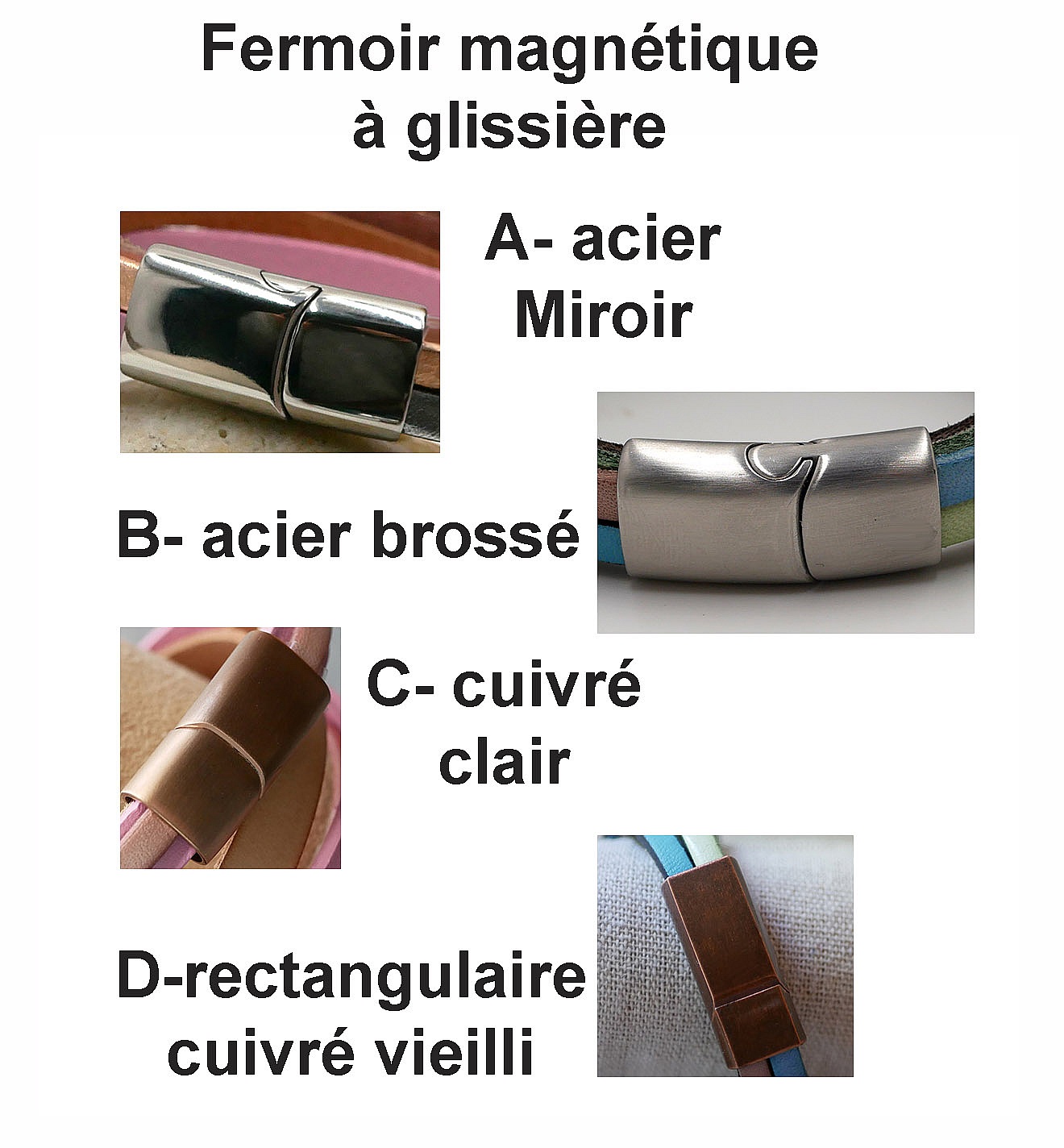 Kvinners multi-l&aelig;r armb&aring;nd i mansjett R&oslash;d, Fersken, Korall, Beige