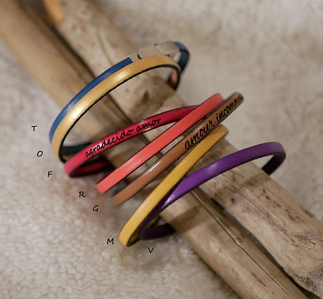 Tilpassbart fint skinnarmb&aring;nd for kvinner 