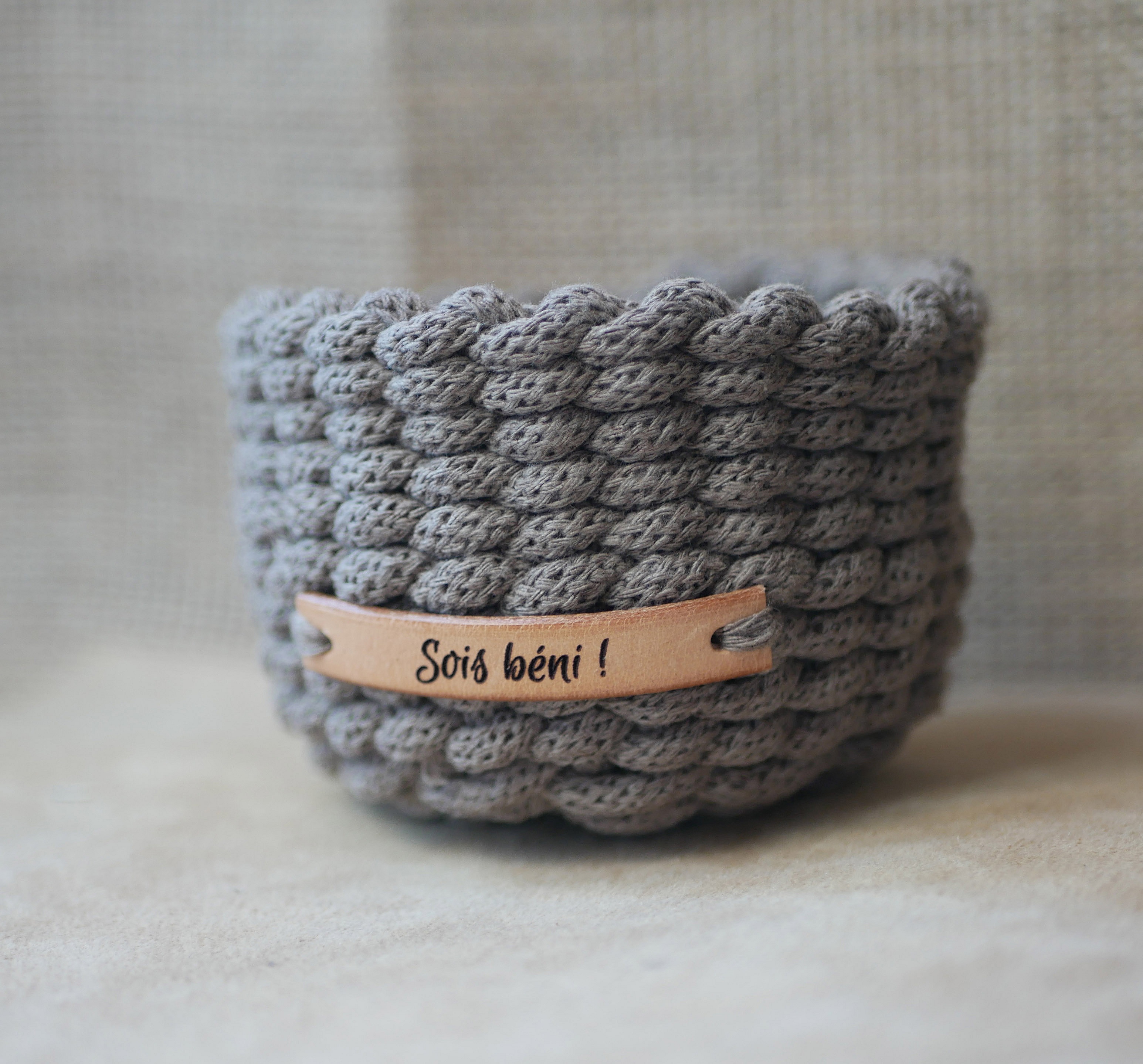 Skreddersydd l&aelig;retikett med inngravert budskap