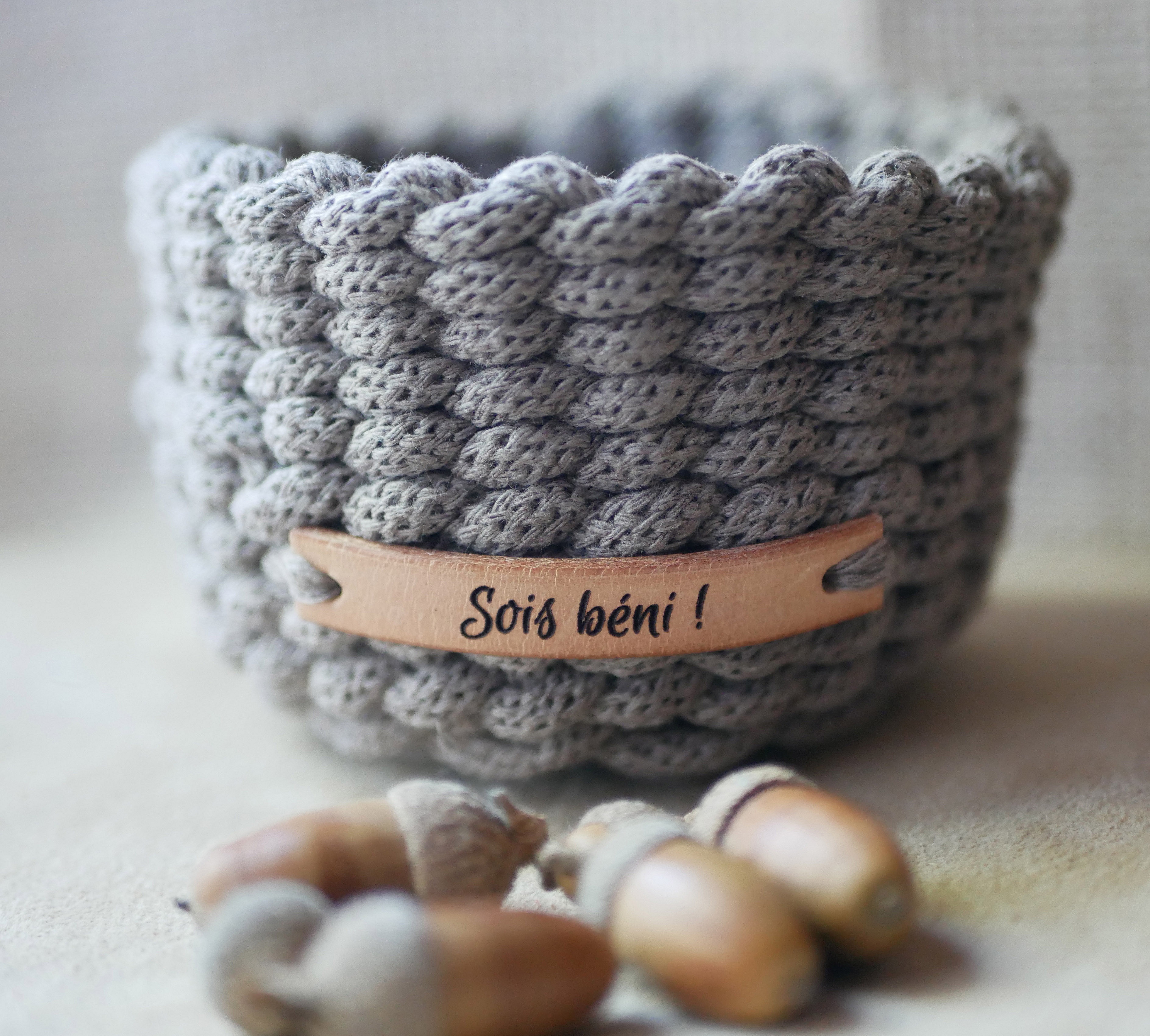 Skreddersydd l&aelig;retikett med inngravert budskap