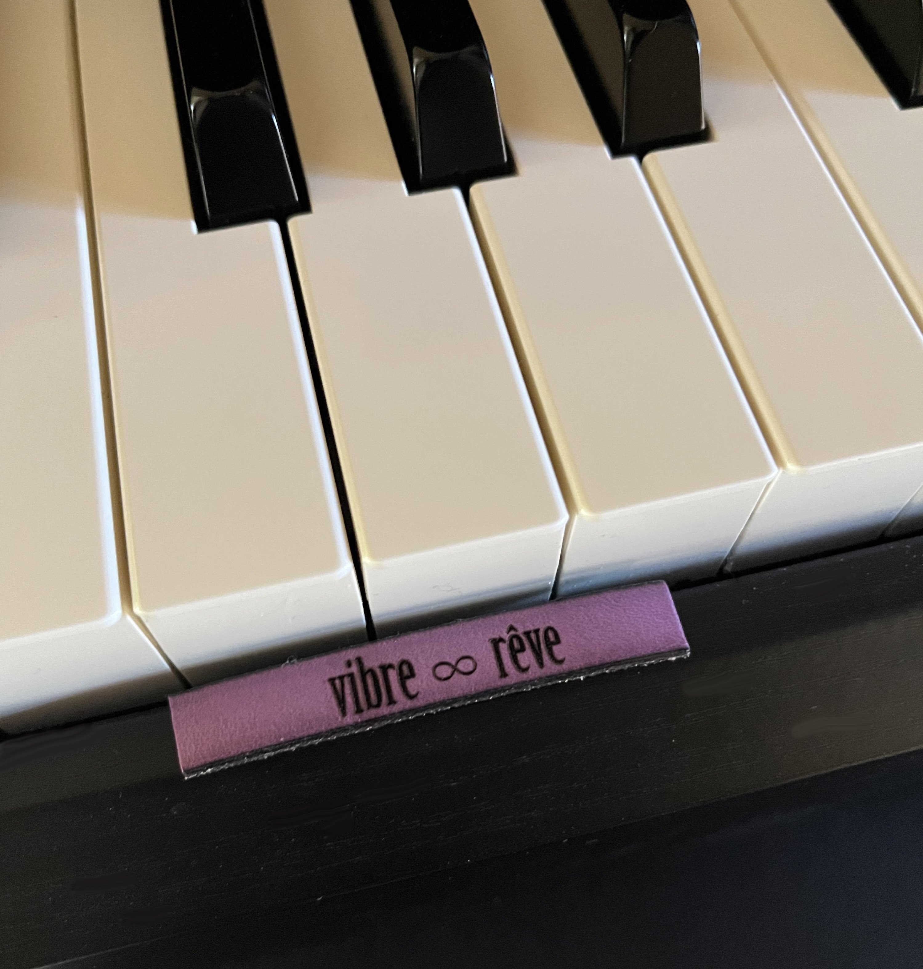 Sticker à carnet en cuir gravé personnalisé autocollant